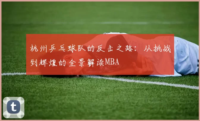 杭州乒乓球队的反击之路：从挑战到辉煌的全景解读MBA